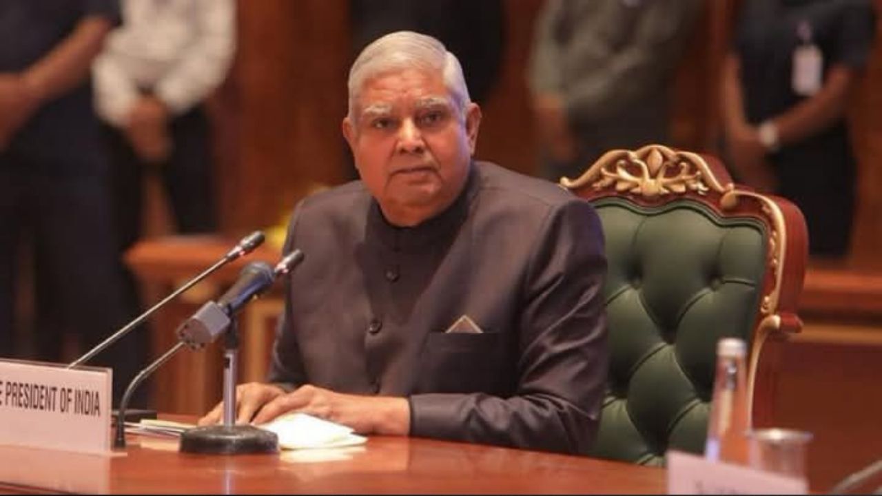 Dhankar Jagdeep Dhankhar, the 14th Vice-President of India.