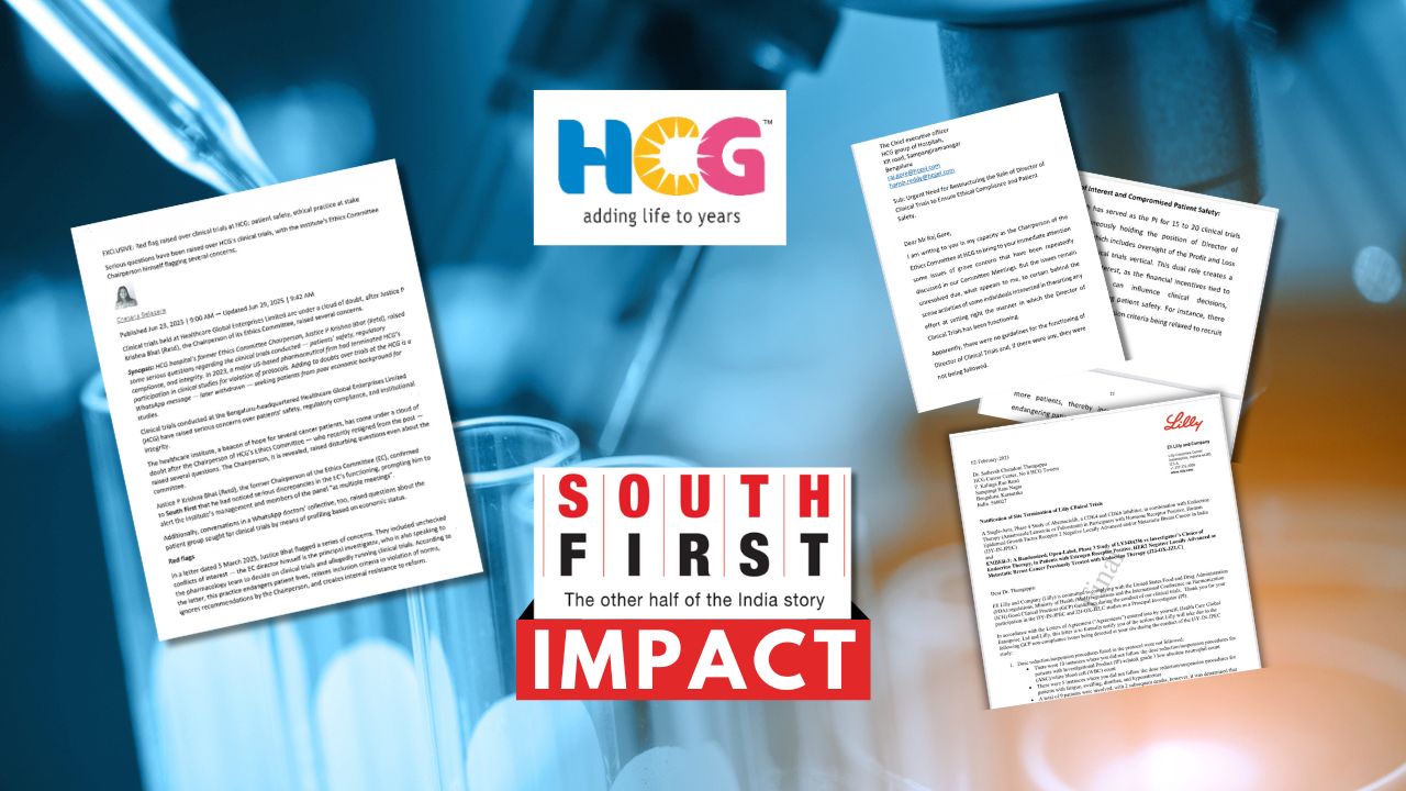 Health ministry CDSCO orders inspection of HCG ethics committee