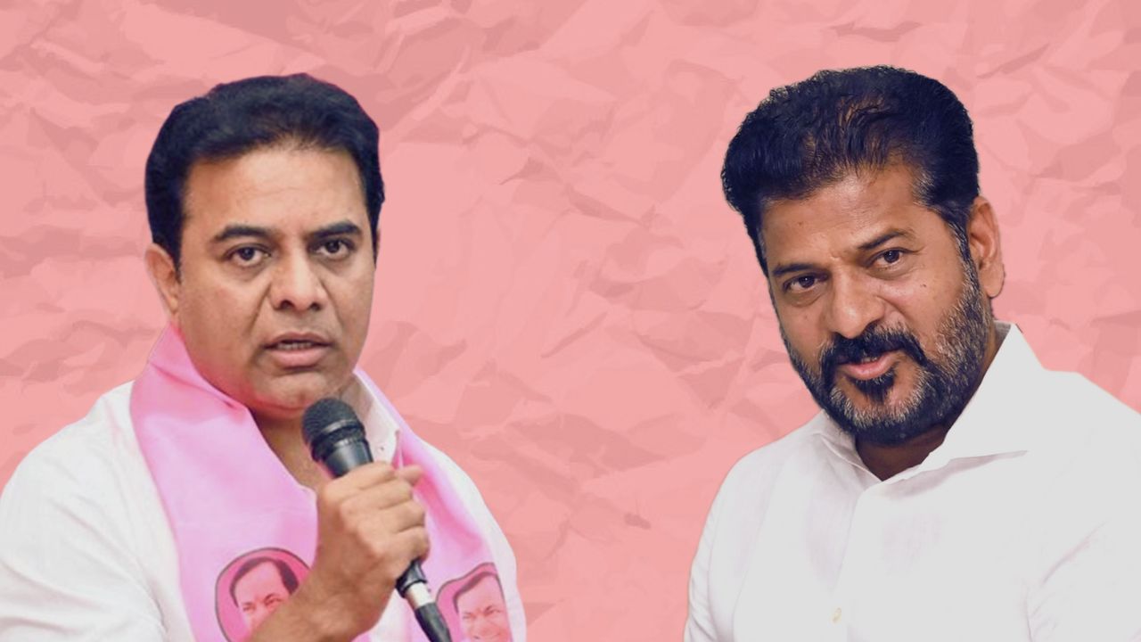 Revanth Reddy and KT Rama Rao continued their tirade against each other.