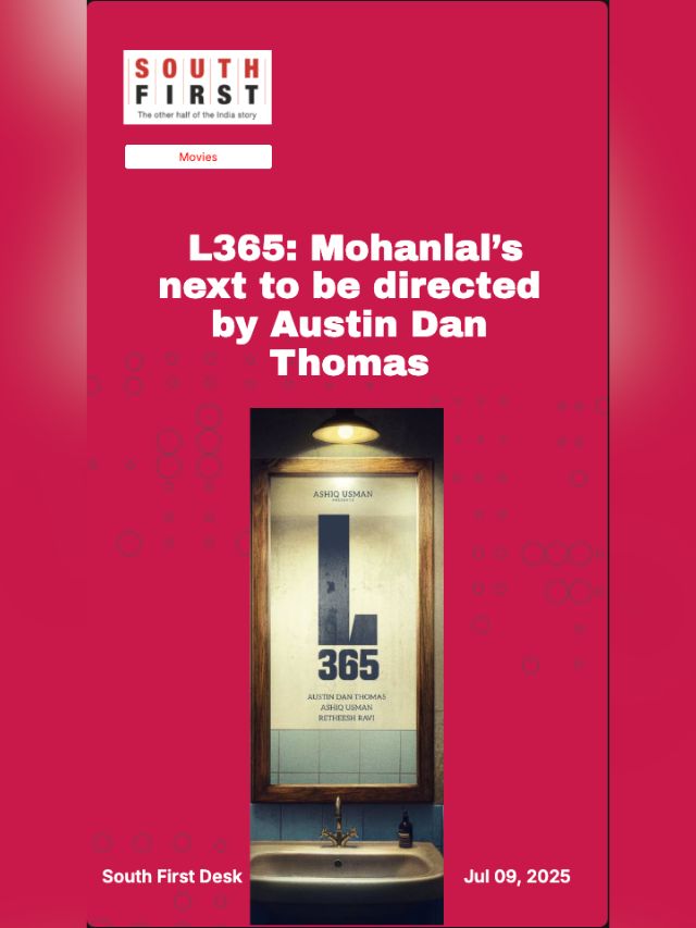 L365: Mohanlal’s next to be directed by Austin Dan Thomas