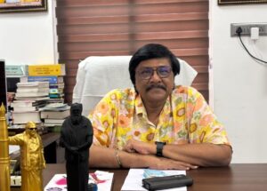 Manushya Puthiran, Chennai District Library Director.