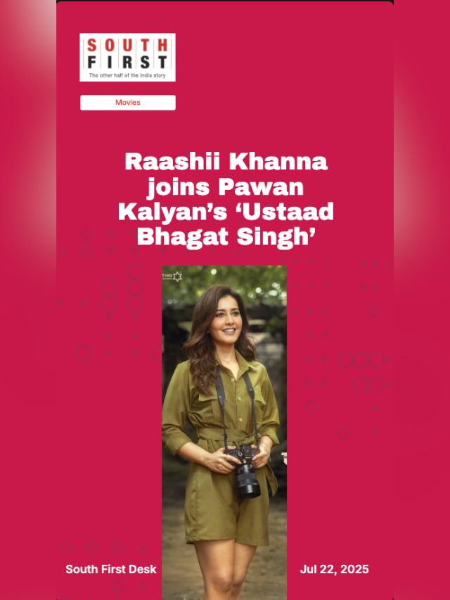Raashii Khanna joins Pawan Kalyan’s ‘Ustaad Bhagat Singh’