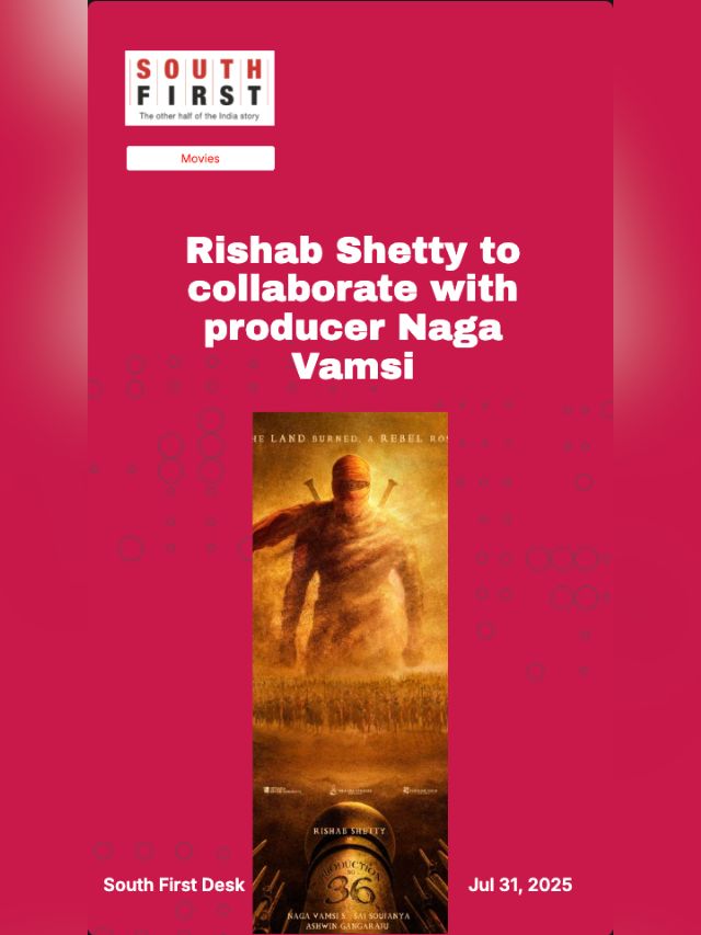 Rishab Shetty to collaborate with producer Naga Vamsi