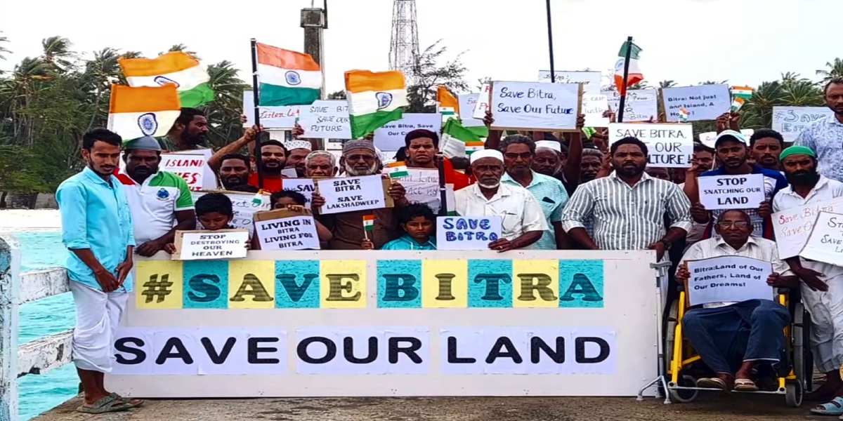 ‘No country is secure when its people are homeless’: Save Bitra protest gathers steam in Lakshadweep