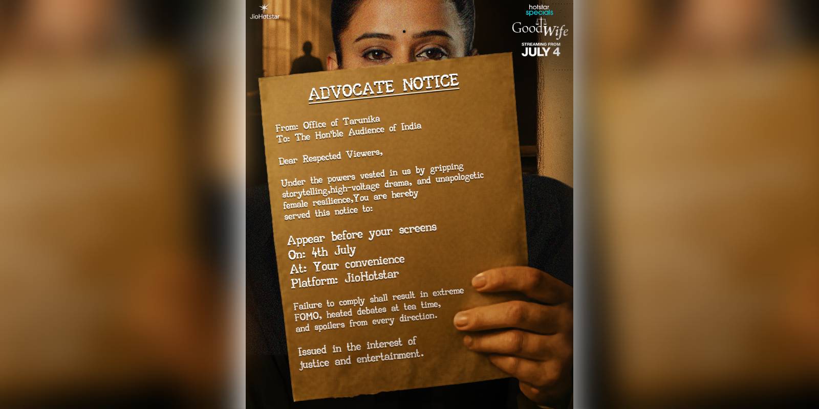 The Good Wife to stream from 4 July