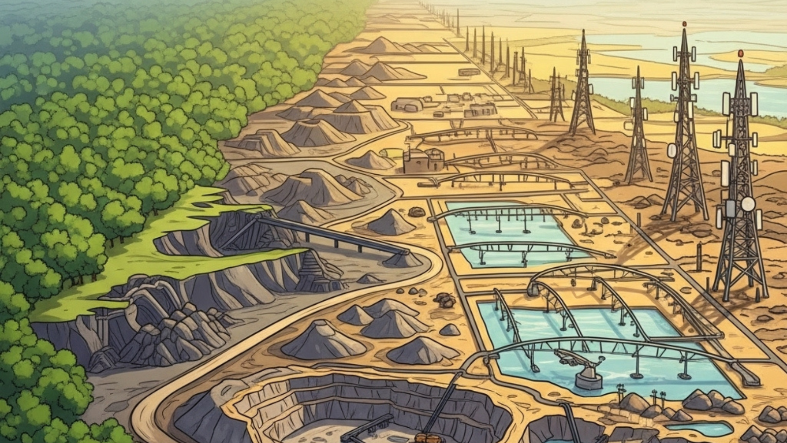 The Union Government has allocated 1.7 Lakh hectares of forest for industry The Union Government has allocated 1.7 Lakh hectares of forest for industry