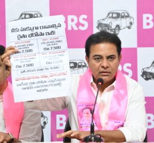 KTR cautions that Congress might skip Rythu Bharosa post-elections