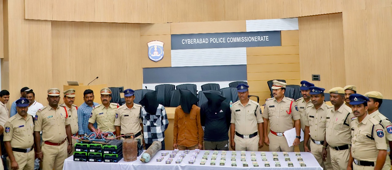 Cyberabad police bust interstate ATM theft gang, ₹20 lakh recovered