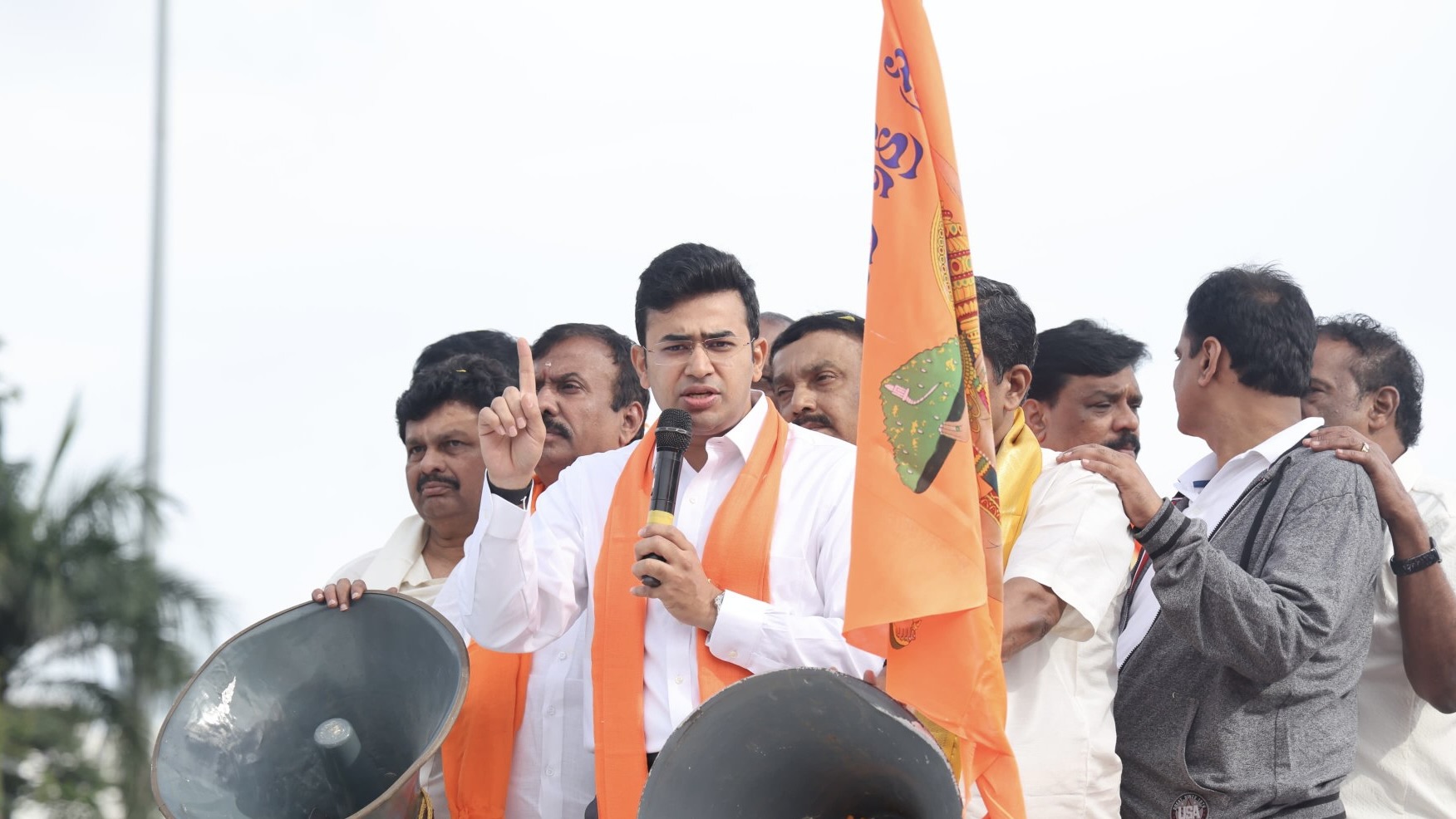 BJP launches ‘Dharmasthala Chalo’ march, accuses Congress of conspiracy to defame temple