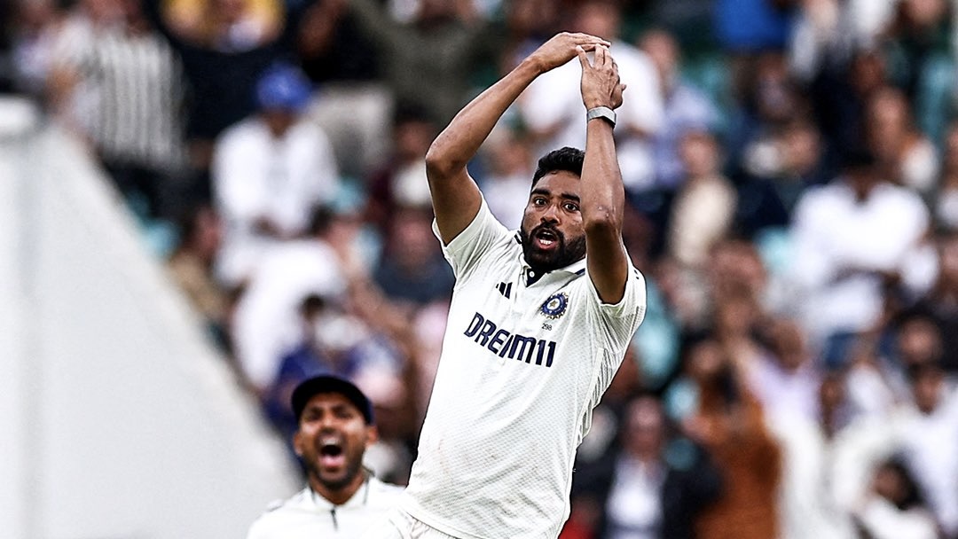 Mohammed Siraj delivers again as India seal tense Oval Test to level series 2-2