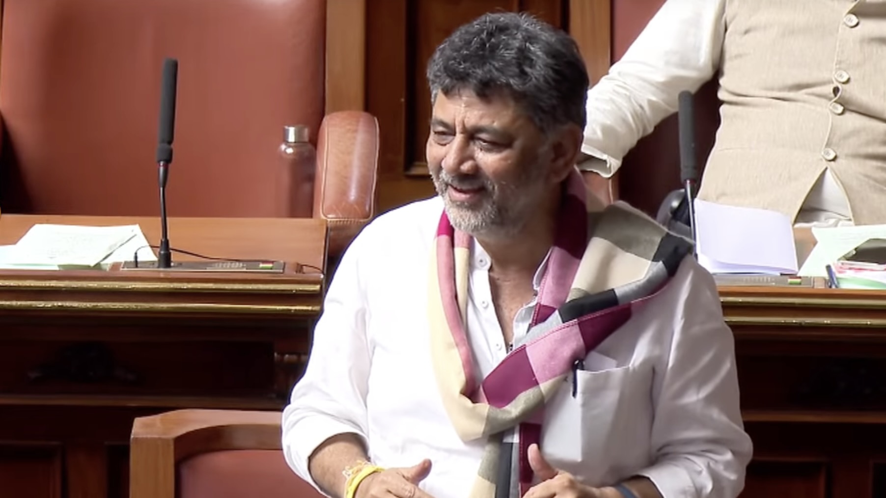 ‘Born congressman, will die congressman’: DK Shivakumar after singing RSS anthem in Assembly
