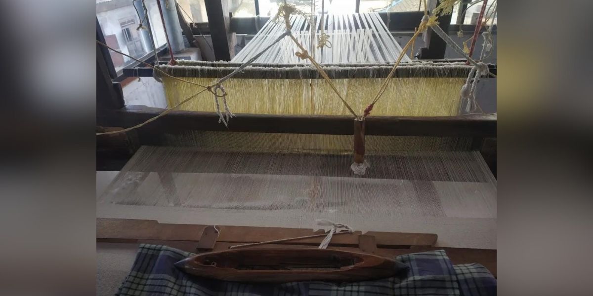A Loom. (Kerala Handloom)