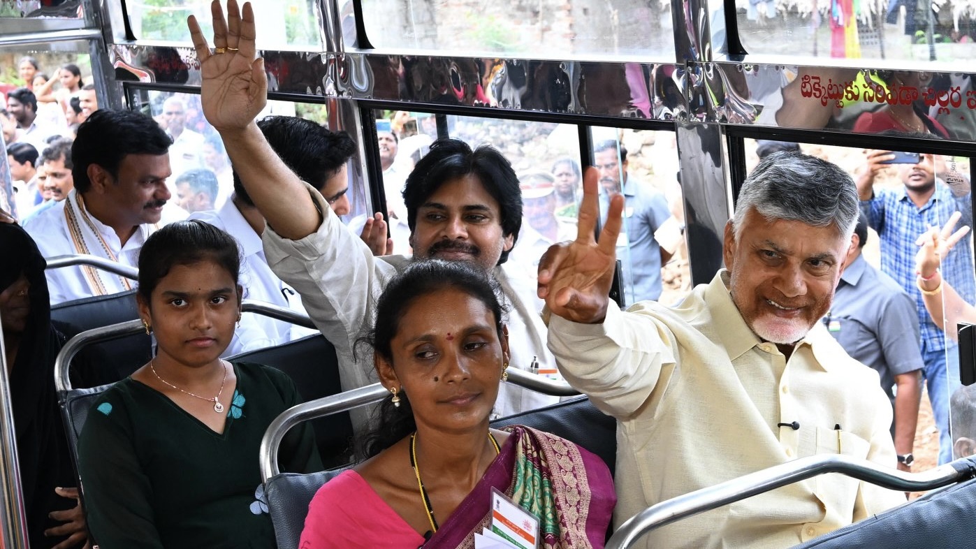 F4D4C5A5-32E2-4B2A-A5FA-92F67C1E6489_1_201_a Women in Andhra avail free rides on state-run buses as TDP fulfils another ‘Super Six’ promise
