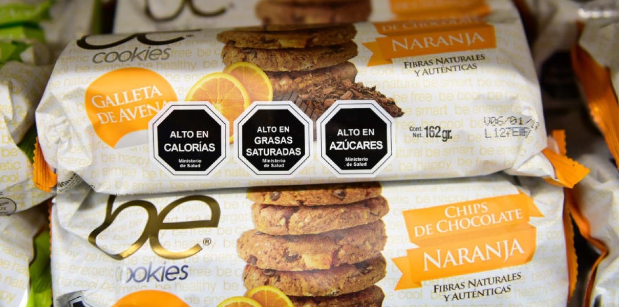 Food packages labelling in Chile