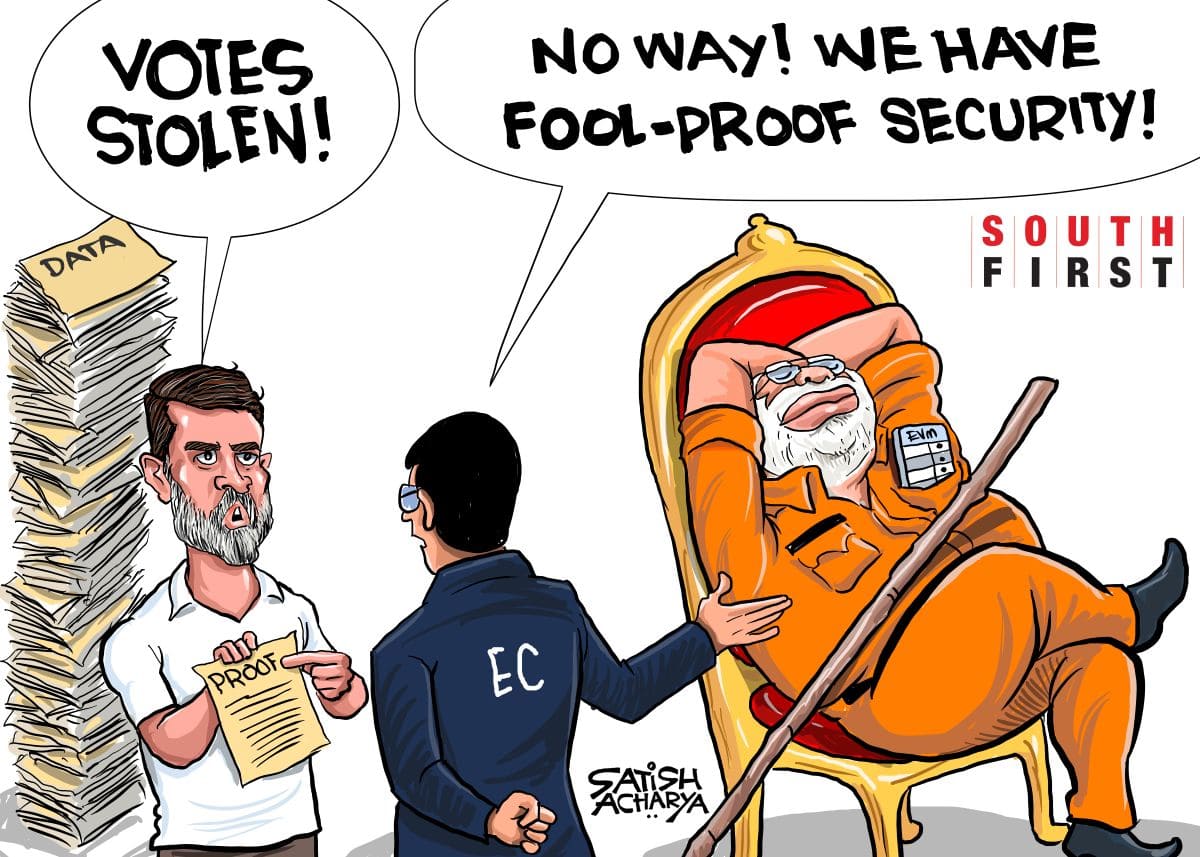 Rahul Gandhi alleges large-scale electoral fraud, says ECI colluded with BJP