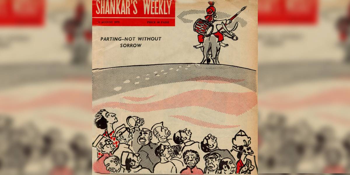 ShankarsLastCover Shankar disagreed with Shakespeare's ‘Parting is such sweet sorrow.’ The cover of Shankar's Weekly last edition dated 31 August 1975.