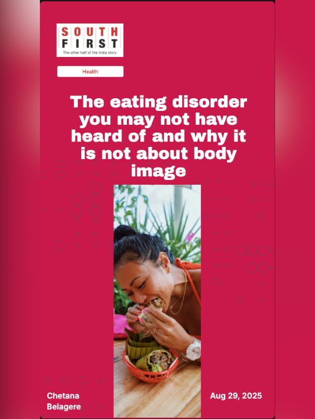 The eating disorder you may not have heard of and why it is not about body image