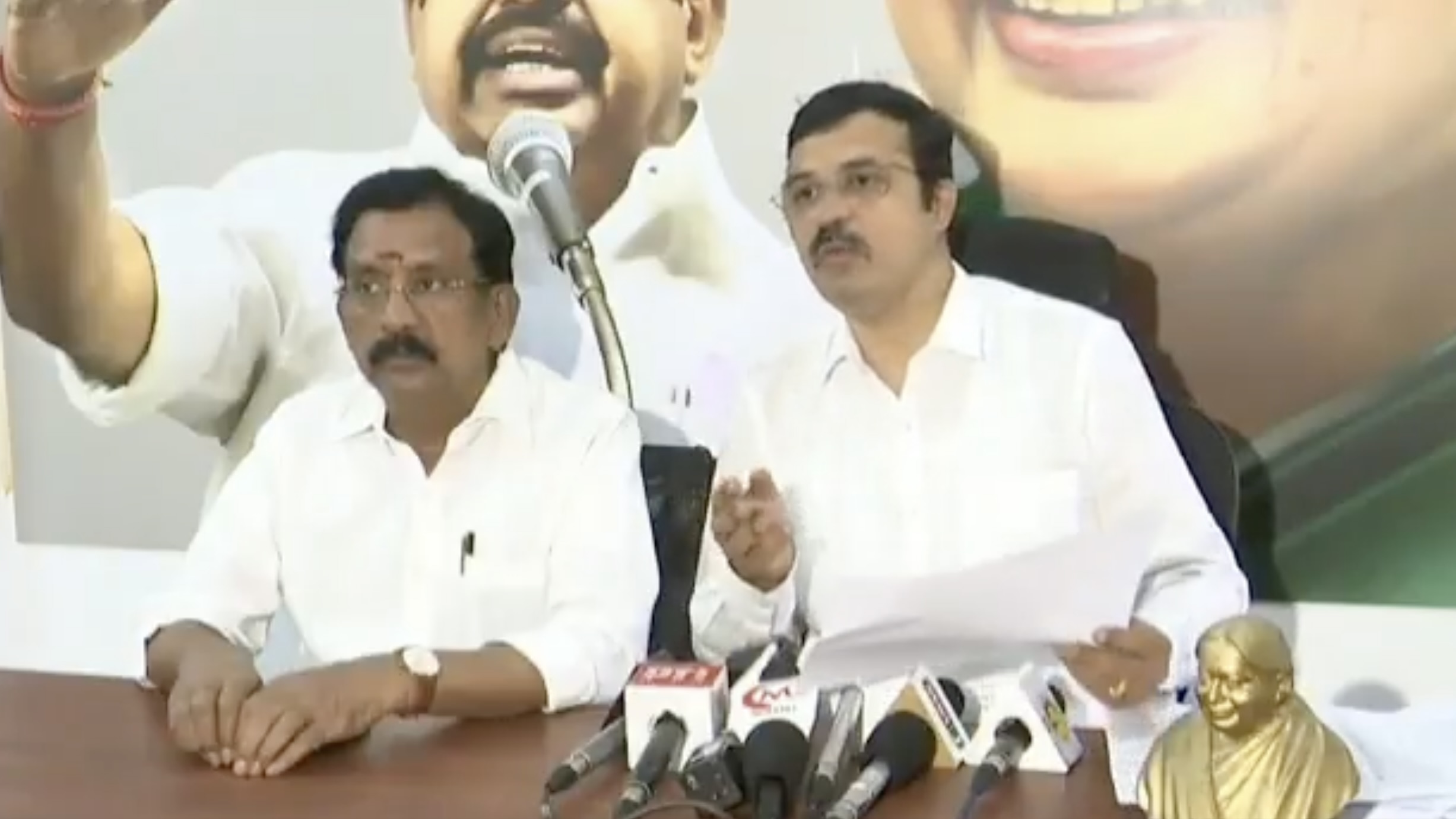 Sathyan alleged that an investigation conducted by the AIADMK uncovered thousands of fake voter entries across 15 booths in the Chepauk–Triplicane constituency.