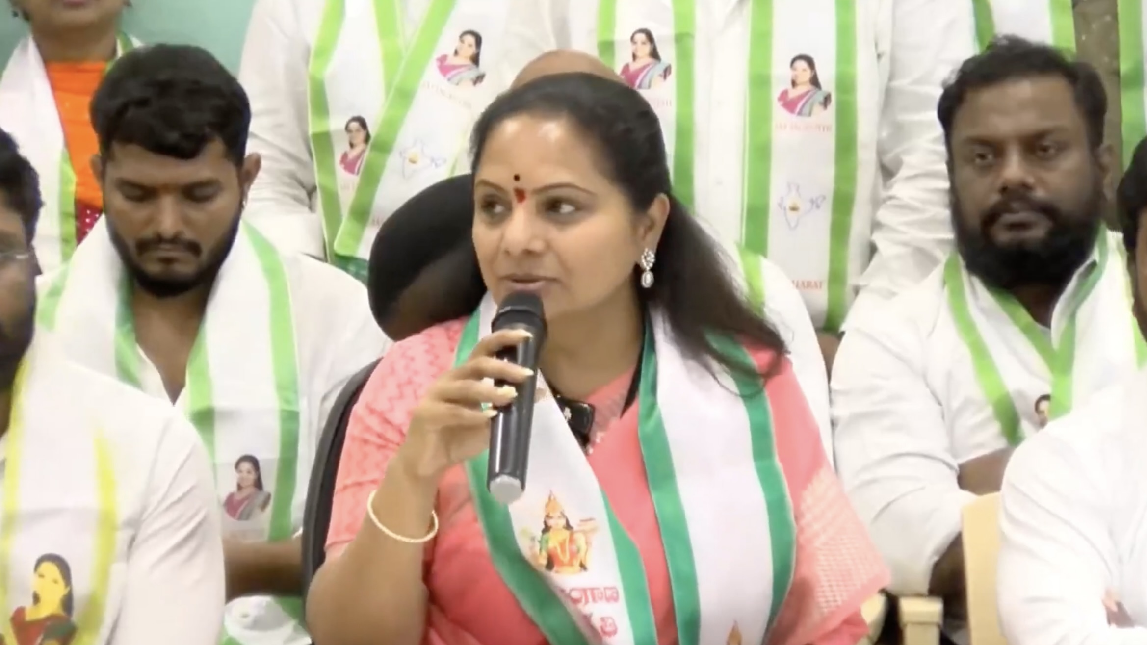 Screenshot Kavitha has been meeting activists of the Telangana movement and progressive thinkers