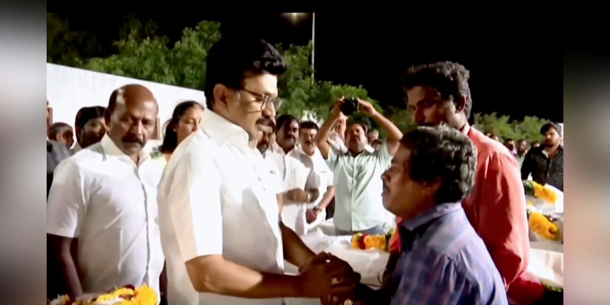 Chief Minister MK Stalin with the kin of the victims. Chief Minister MK Stalin with the kin of the victims.