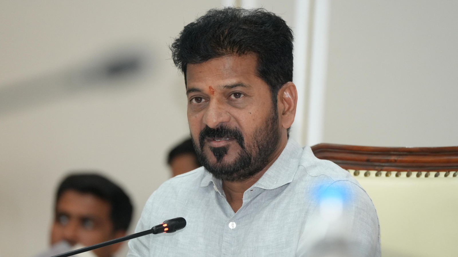 Chief Minister Revanth Reddy reviews flood damages in Telangana