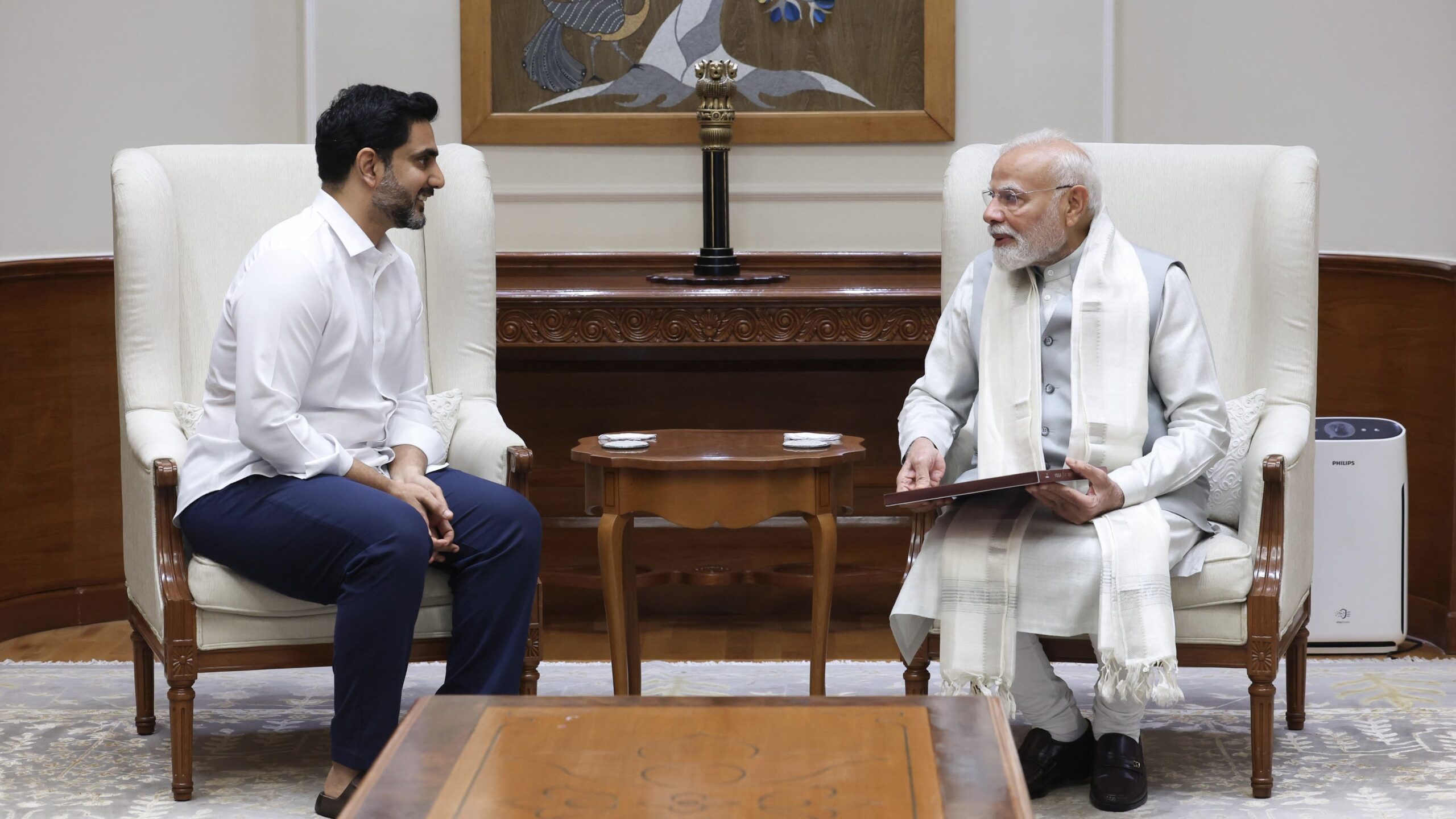 D6A77935-8051-4350-BCEB-46AF2558C85C_1_201_a Andhra IT Minister Lokesh meets PM Modi again as TDP asserts influence within NDA