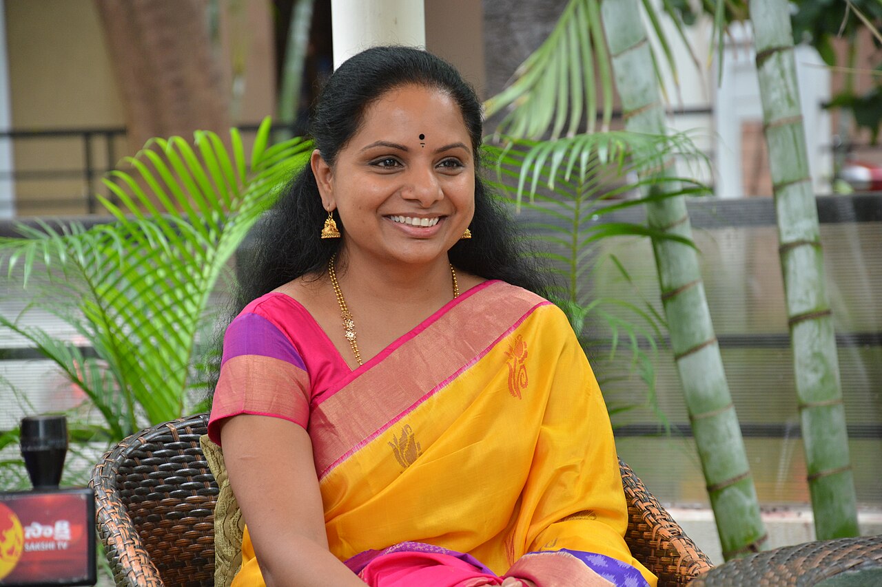 Kalvakuntla-Kavitha-Gskumar999 Kalvakuntla Kavitha now finds herself on an uncertain path, forced to chart her own course in an unforgiving political landscape. (Gskumar999/Creative Commons)