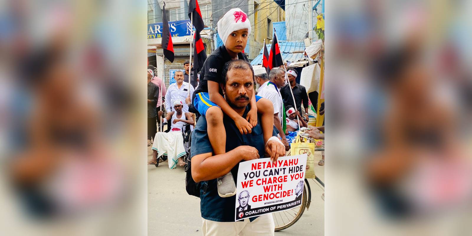 Pro-Palestine protest in Chennai