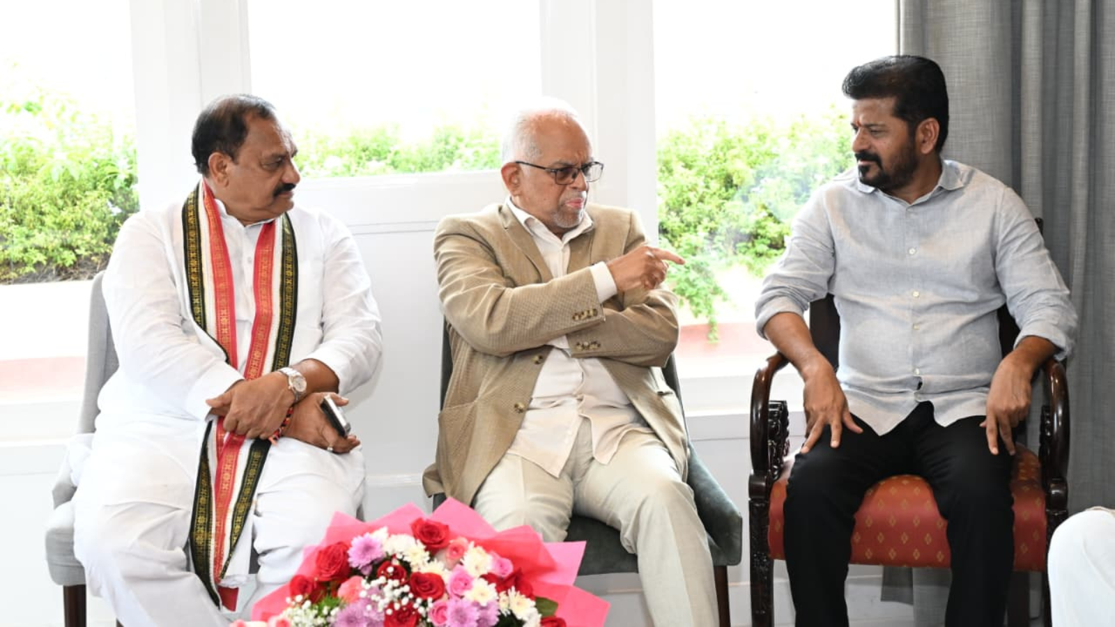 Justice Sudershan Reddy in Hyderabad today