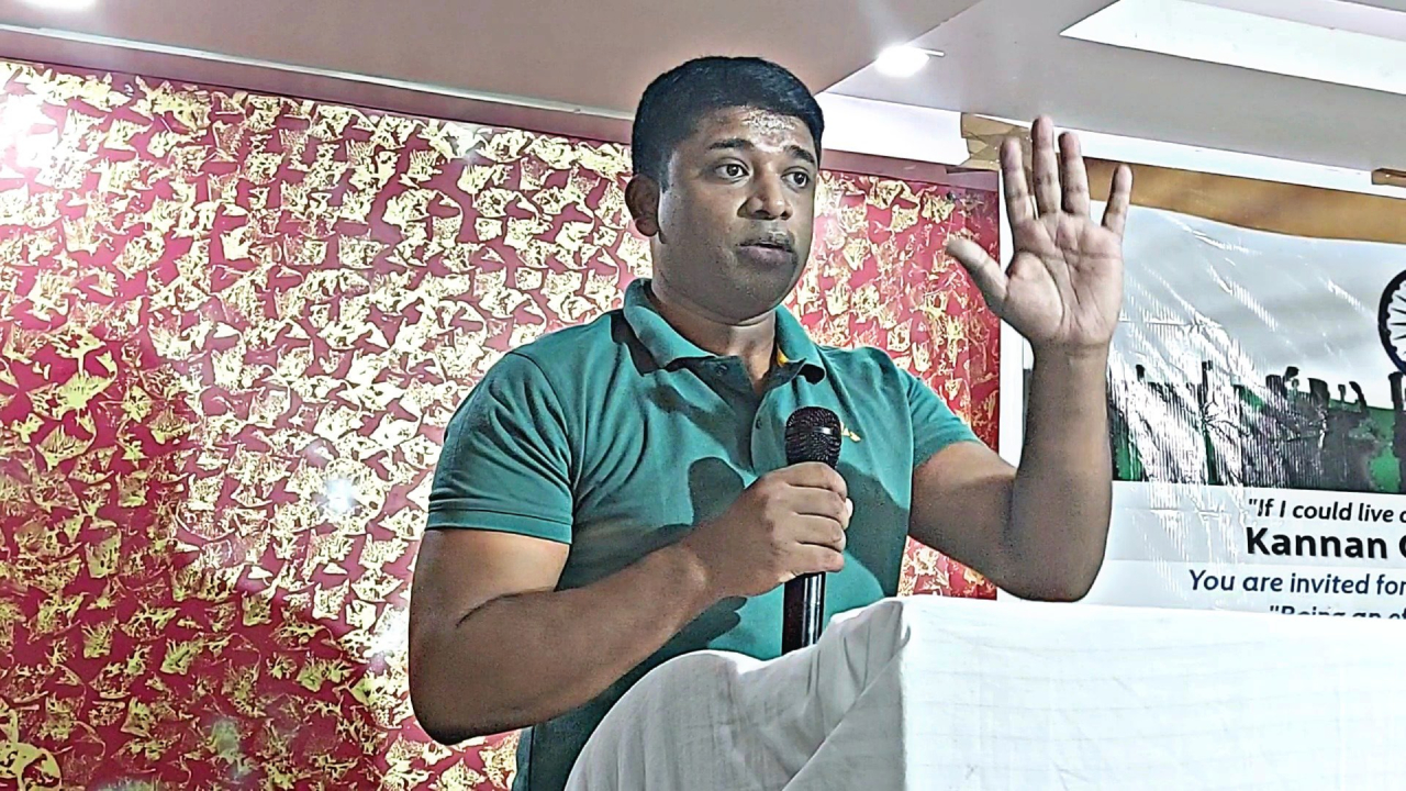 Former bureaucrat Kannan Gopinathan. Credit: x.com/naukarshah