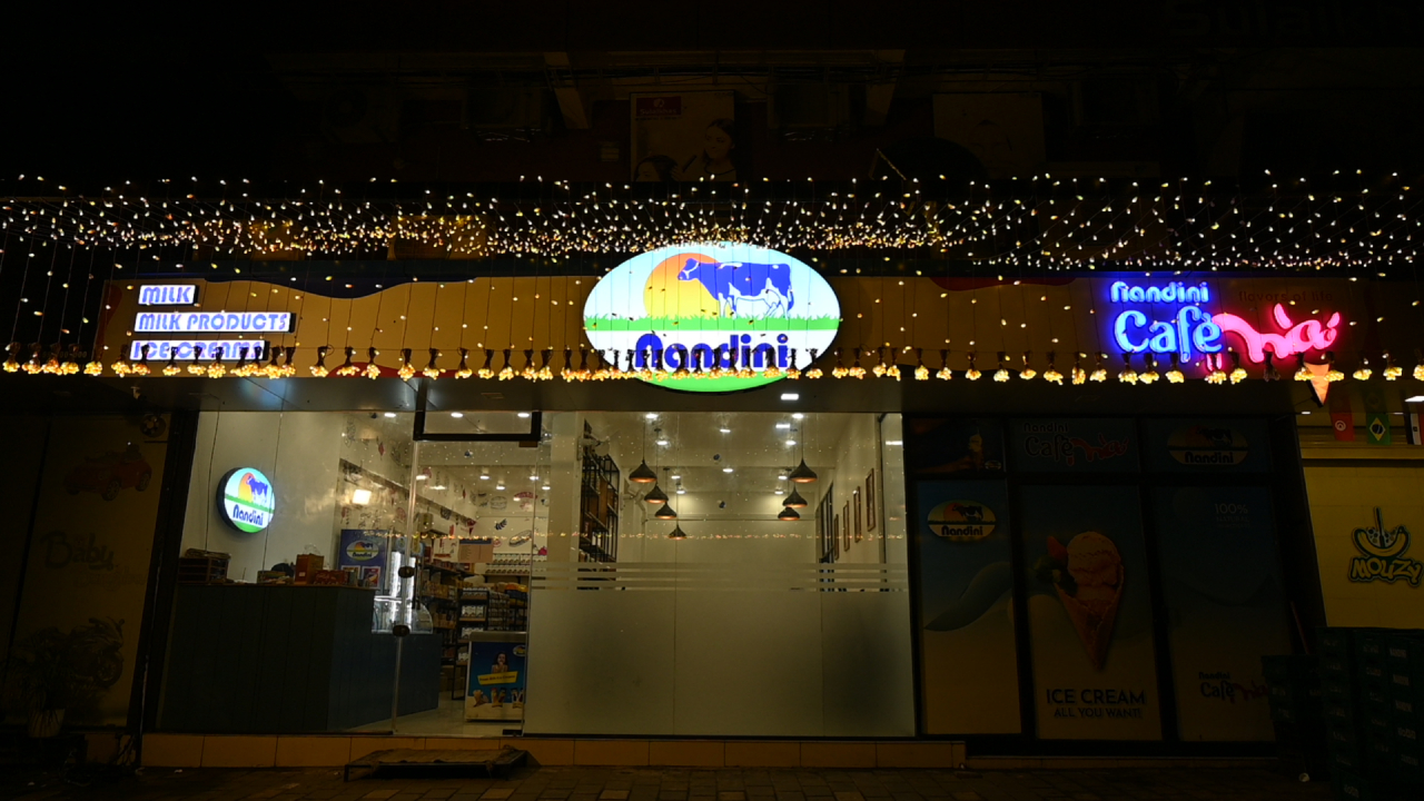 An image of a Nandini outlet. (Supplied)