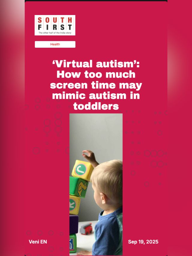 ‘Virtual autism’: How too much screen time may mimic autism in toddlers