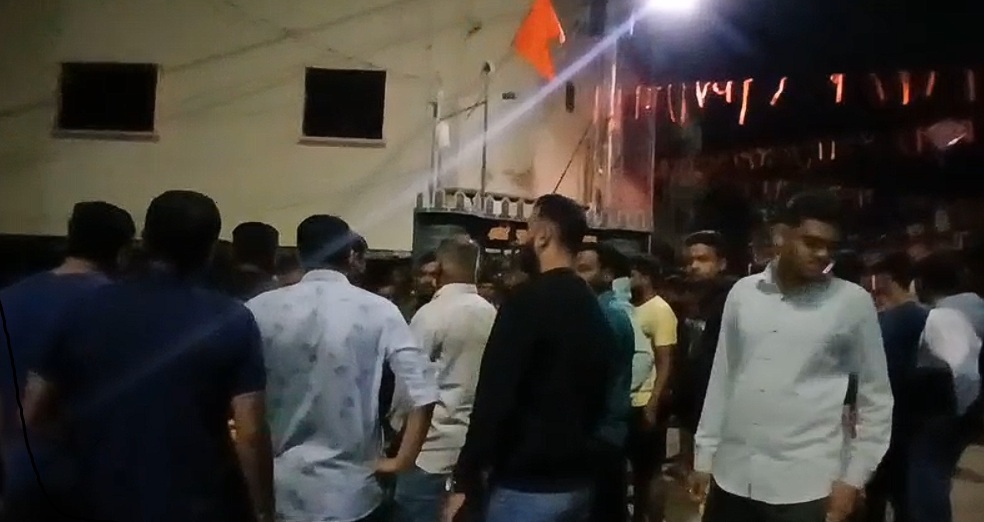 Belagavi Some people objected to the 'I Love Muhammed' slogan, which led to the tension.