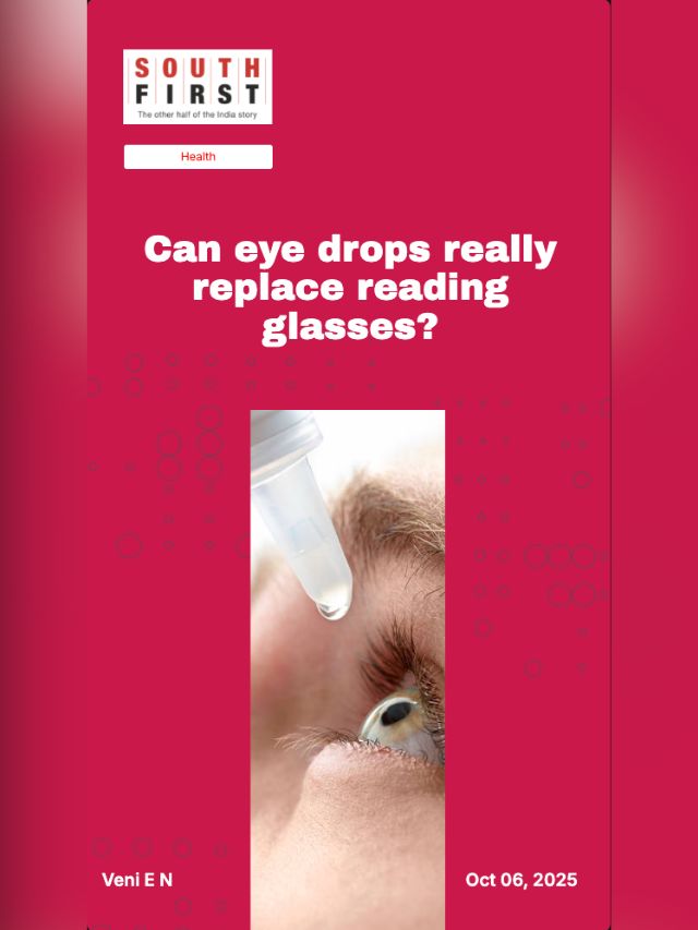 Can eye drops really replace reading glasses?