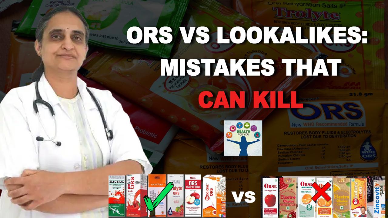 DrSivaranjini Dr Sivaranjani Santosh wants the members of the public, too, to put pressure on authorities so that only the WHO-recommended formula ORS is provided to patients.