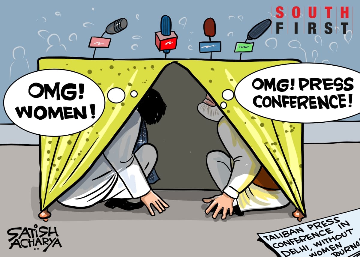 India allows Taliban minister to ‘ban’ women journalists from press conference. ‘Inclusive’ press conference held after outrage