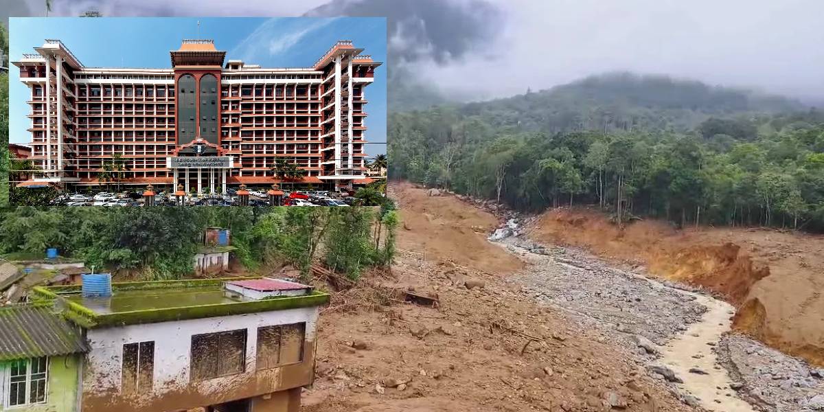 The Union government informed that it cannot waive of loans availed by Wayanad landslide victims. The High Court (inset) slammed the Centre for failing the people.