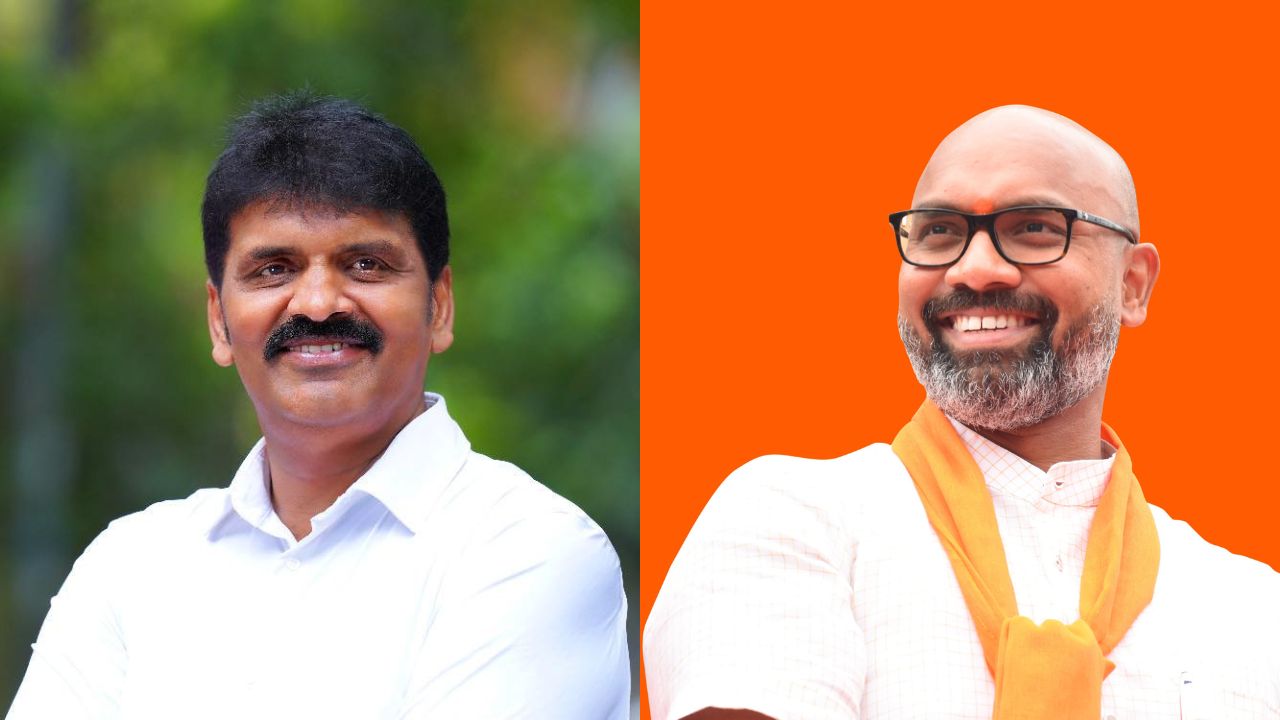 Former Hyderabad Mayor Bonthu Rammohan and Nizamabad MP Dharmapuri Arvind