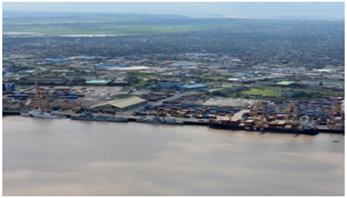The service boat was ferrying 14 crewmen to a tanker anchored off Port Beira when it capsized during a transfer operation. (Indian Navy)