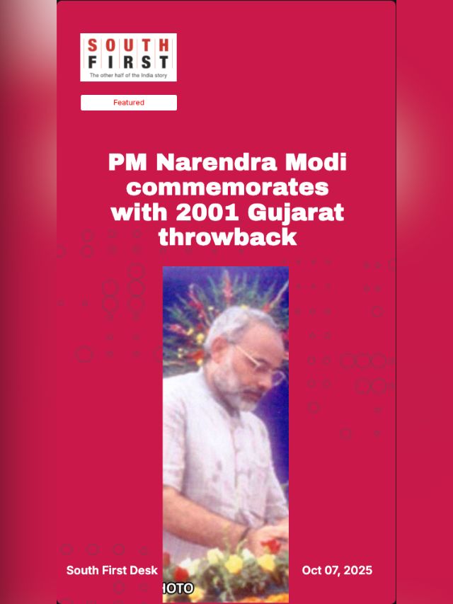 PM Narendra Modi commemorates with 2001 Gujarat throwback