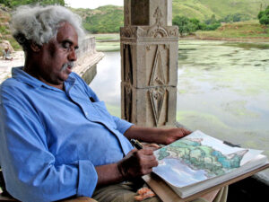 A Ramachandran (1935 - 2024) in Rajasthan.