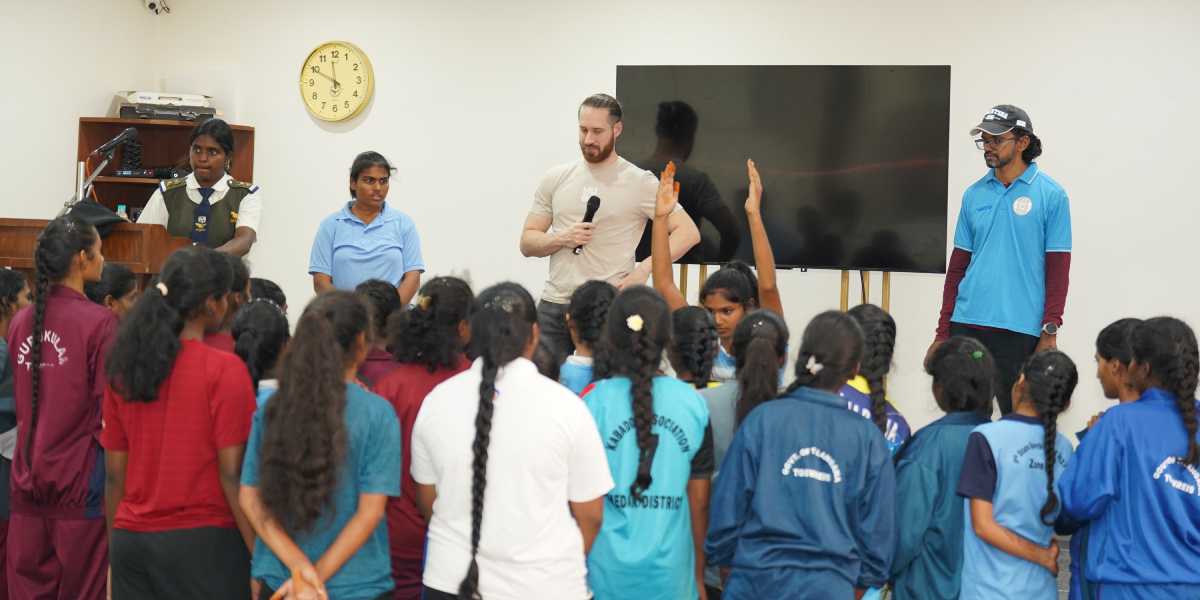 Splink team at Hyderabad Public School