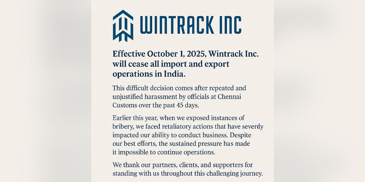 The statement by Wintrack.