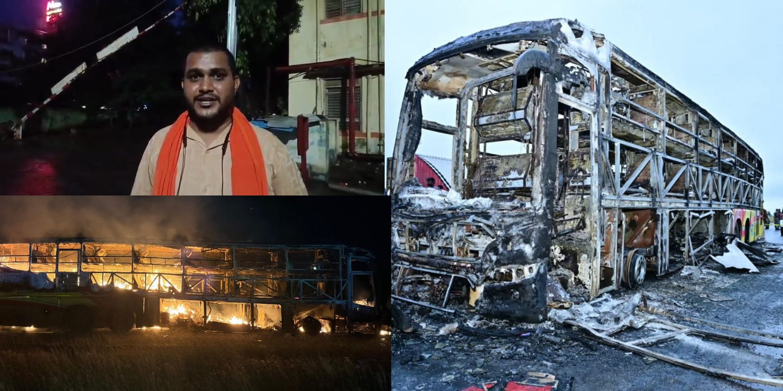 Eyewitnesses recall horror of Kurnool bus tragedy Eyewitnesses recall horror of Kurnool bus tragedy