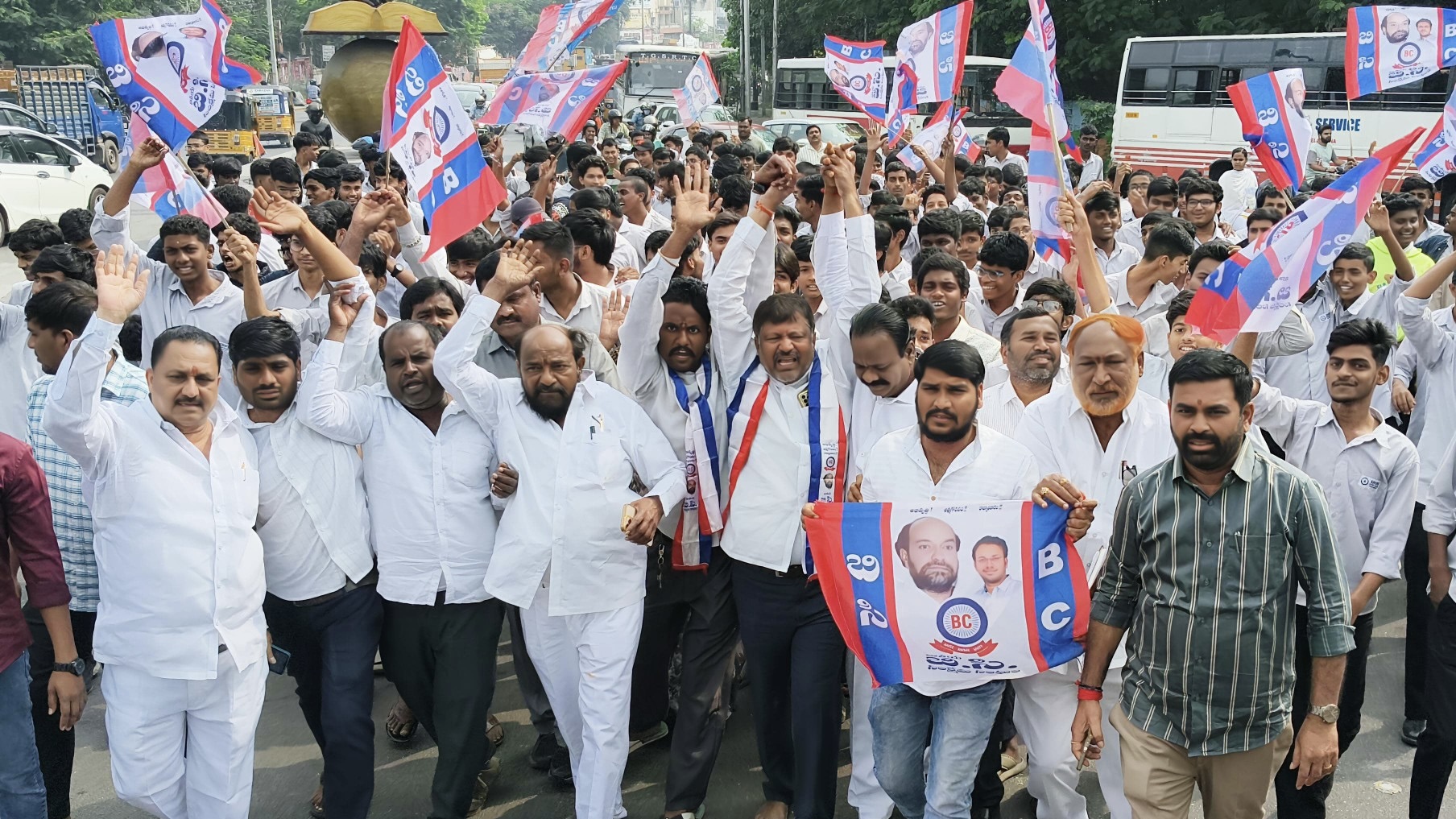 Rajya Sabha MP R Krishnaiah, widely regarded as the most prominent BC movement leader in both Telangana and Andhra Pradesh, has emerged as the face of the agitation.