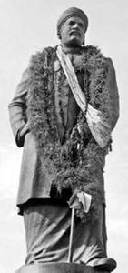 A statue of Ayyankali.