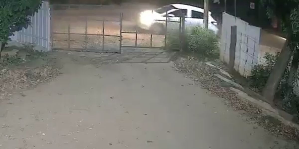 CCTV footage showing the car.