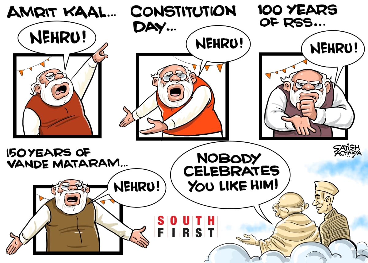 3 terns in office but Modi government still blames Nehru for everything