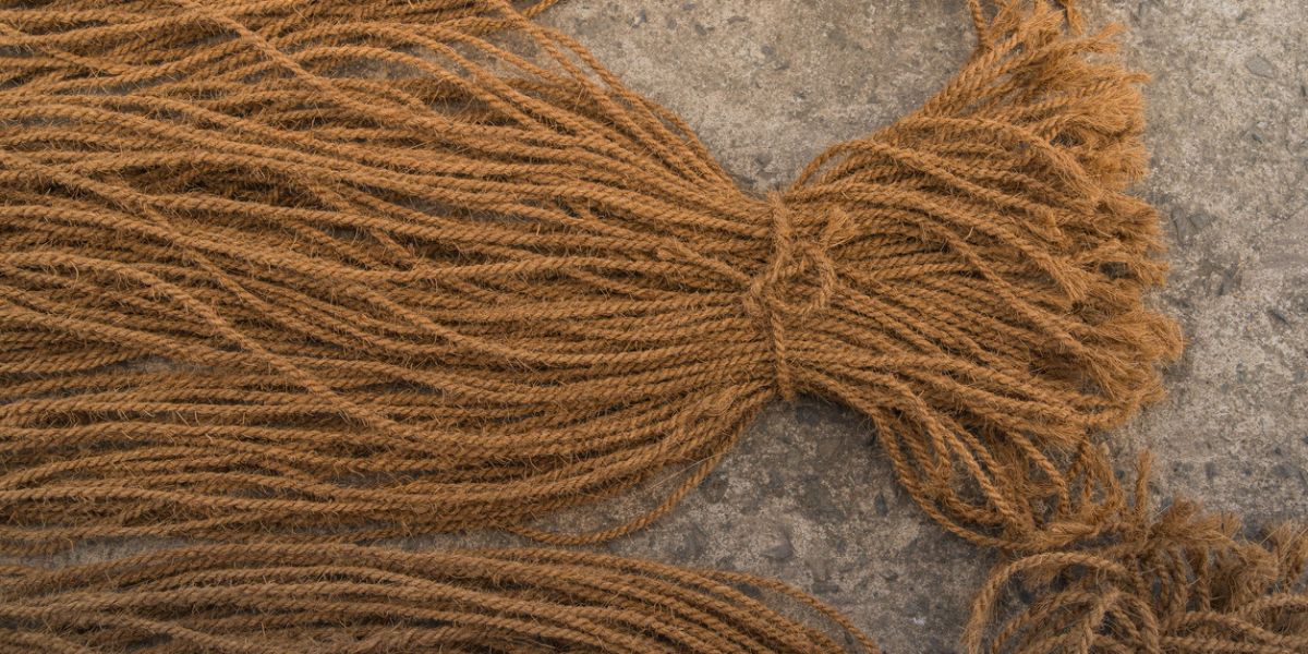 Coir made from coconut husk. (iStock)