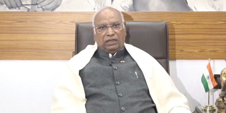 Congress President Mallikarjun Kharge.